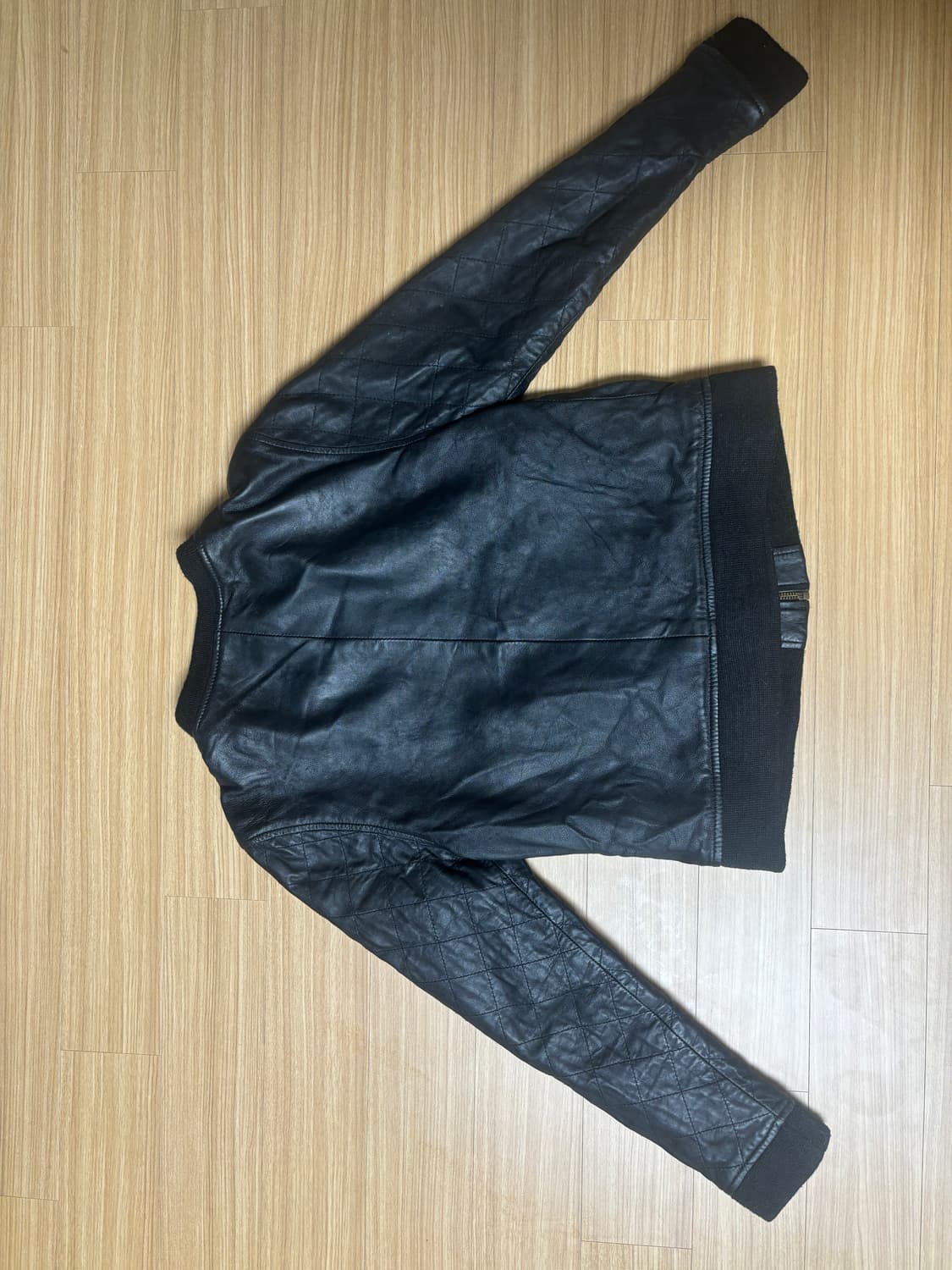 Jtp leather 재패니즈 램스킨 슬림핏 레더 자켓 상품이미지6