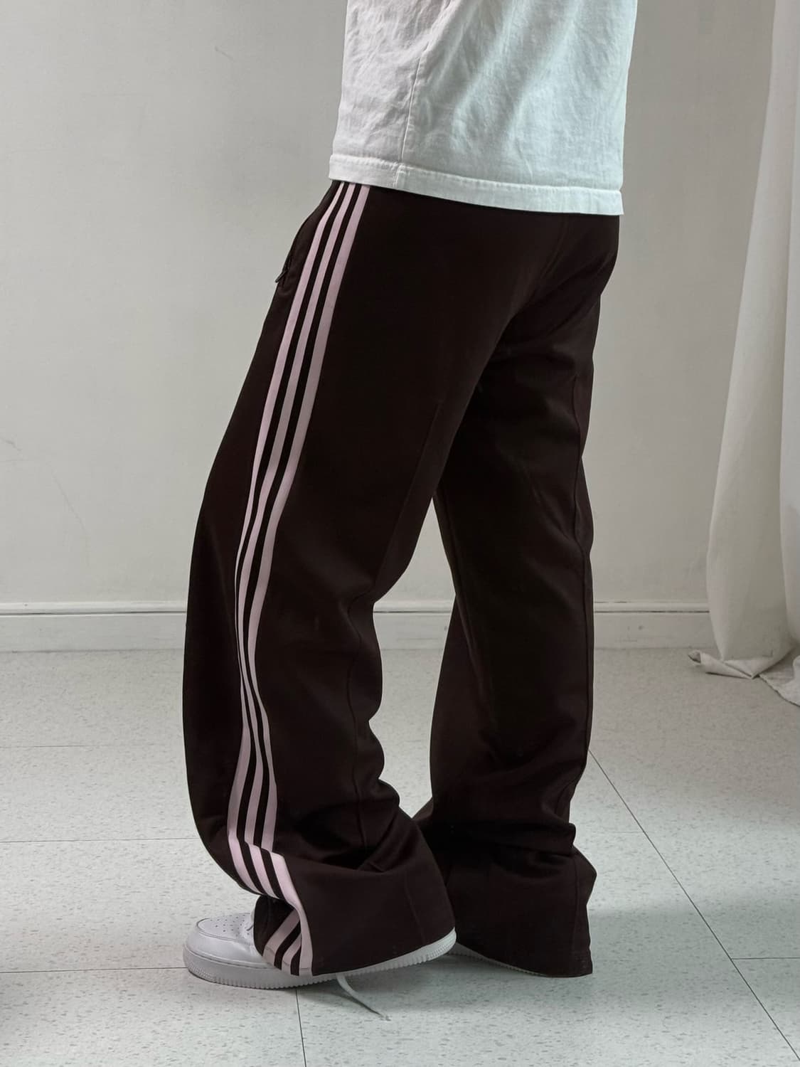 아디다스 핑크 브라운 트랙팬츠 상품이미지3