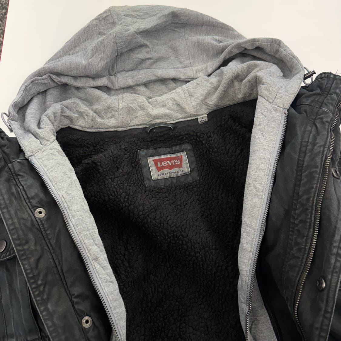 리바이스 쉐르파 트러커 자켓 (L)   상품이미지7