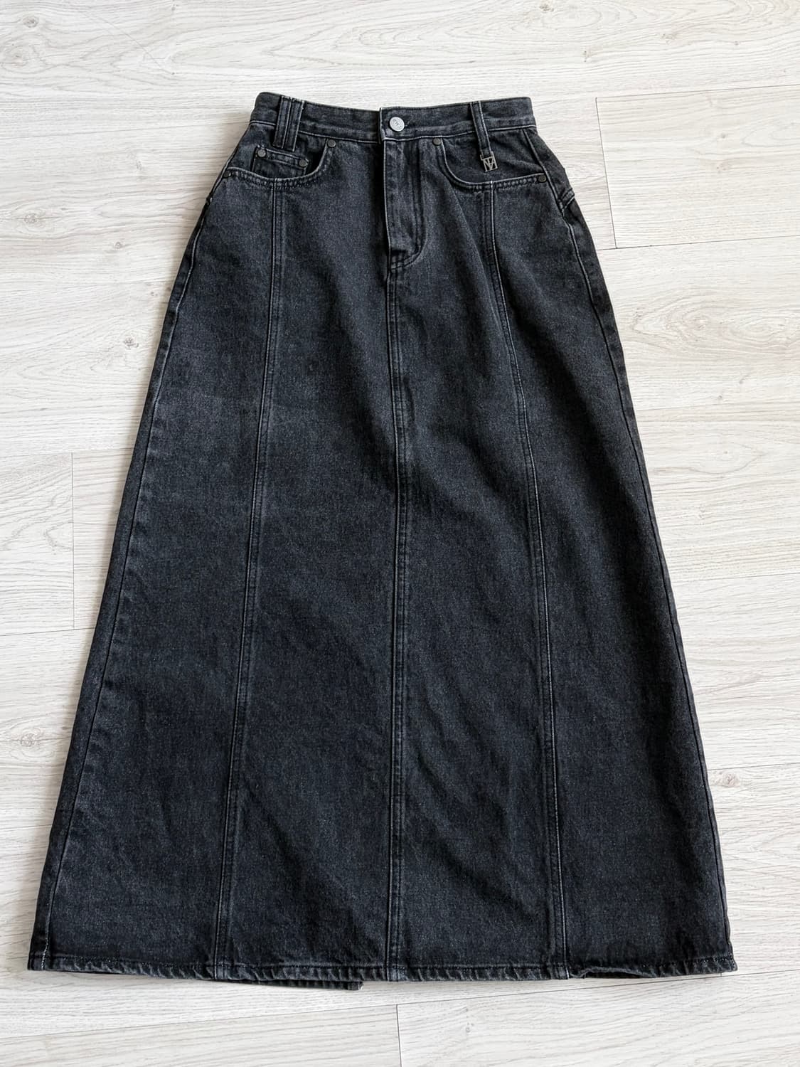 트리밍버드 데님 셋업 스커트 1사이즈 상품이미지2