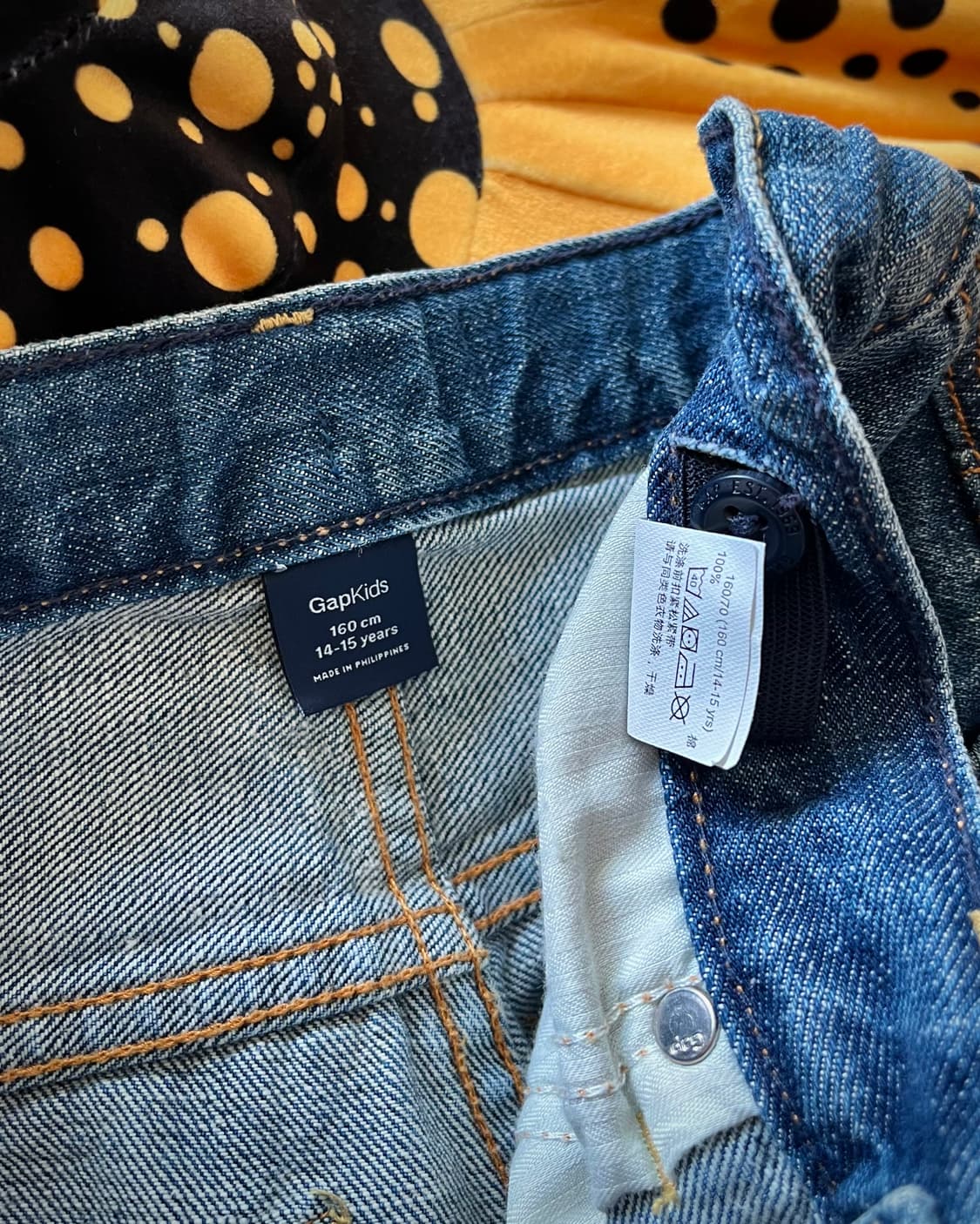 2000s GAP Skull Stemping Denim Shorts 상품이미지6