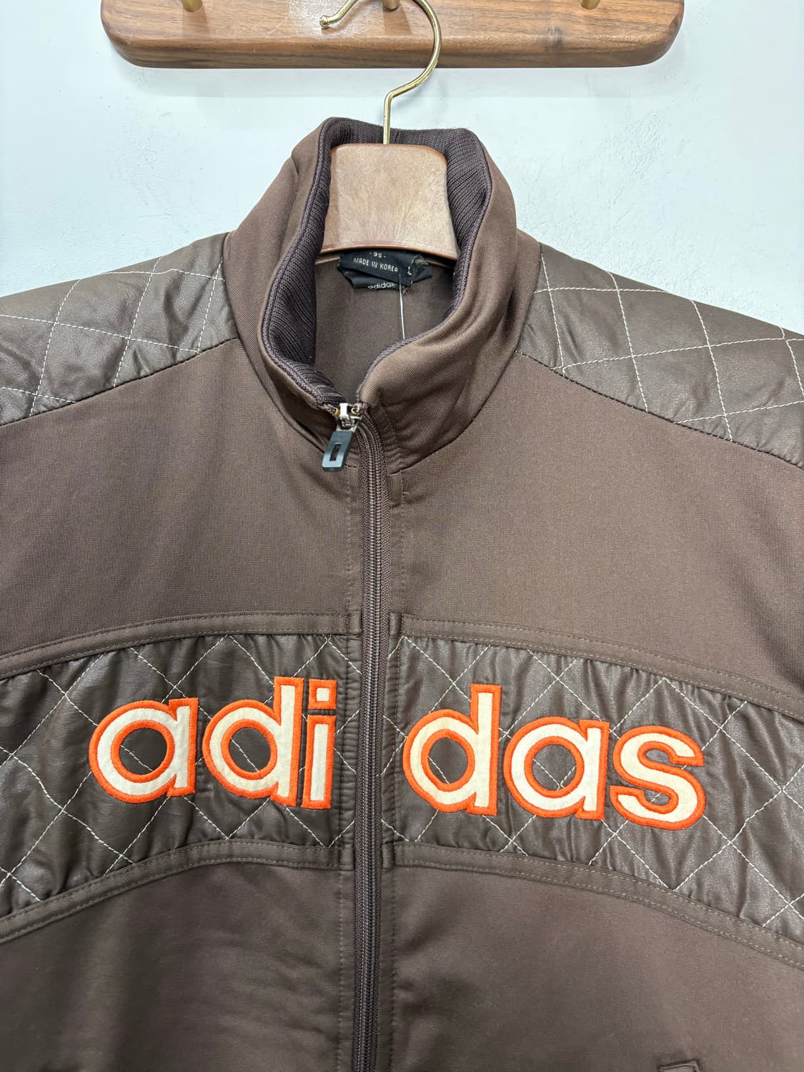 아디다스 00s 브라운 사선퀄팅 패디드자켓 A3240 상품이미지3