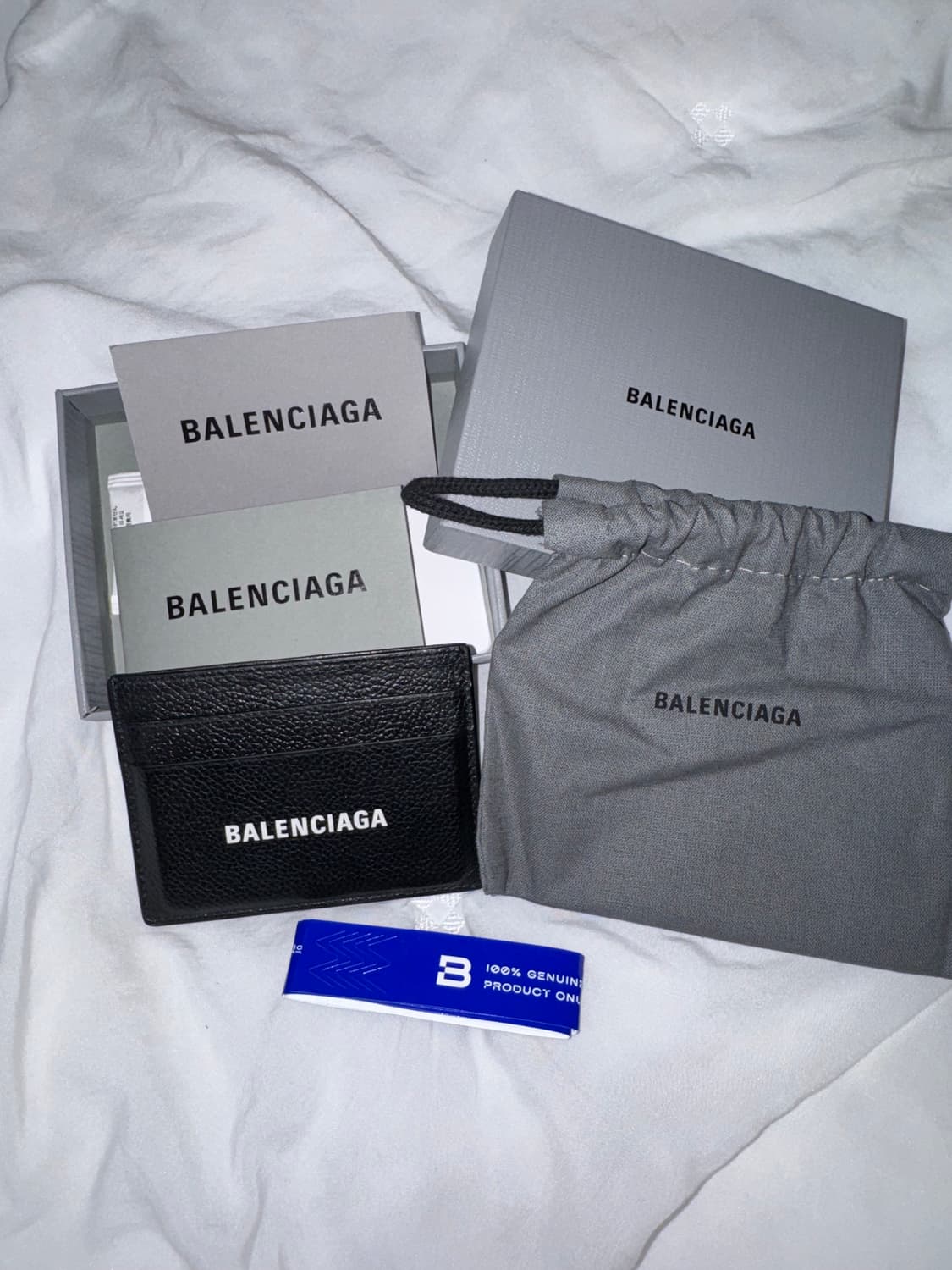 발렌시아가 캐쉬 카트 홀더 블랙 상품이미지1