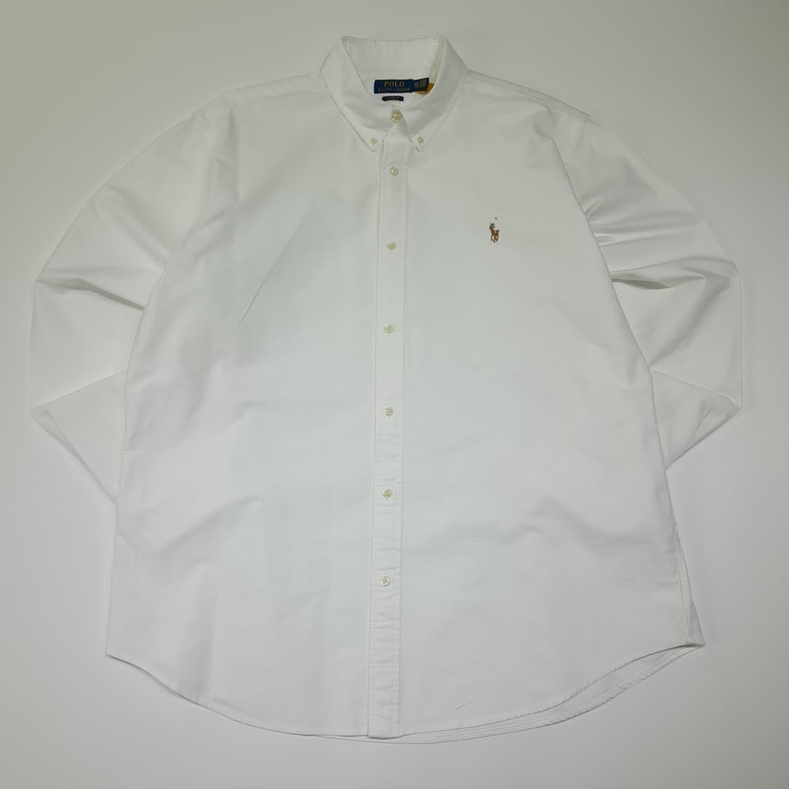 CL466 2XL 폴로 코튼 멀티포니 옥스포드 화이트 셔츠 남방 상품이미지1