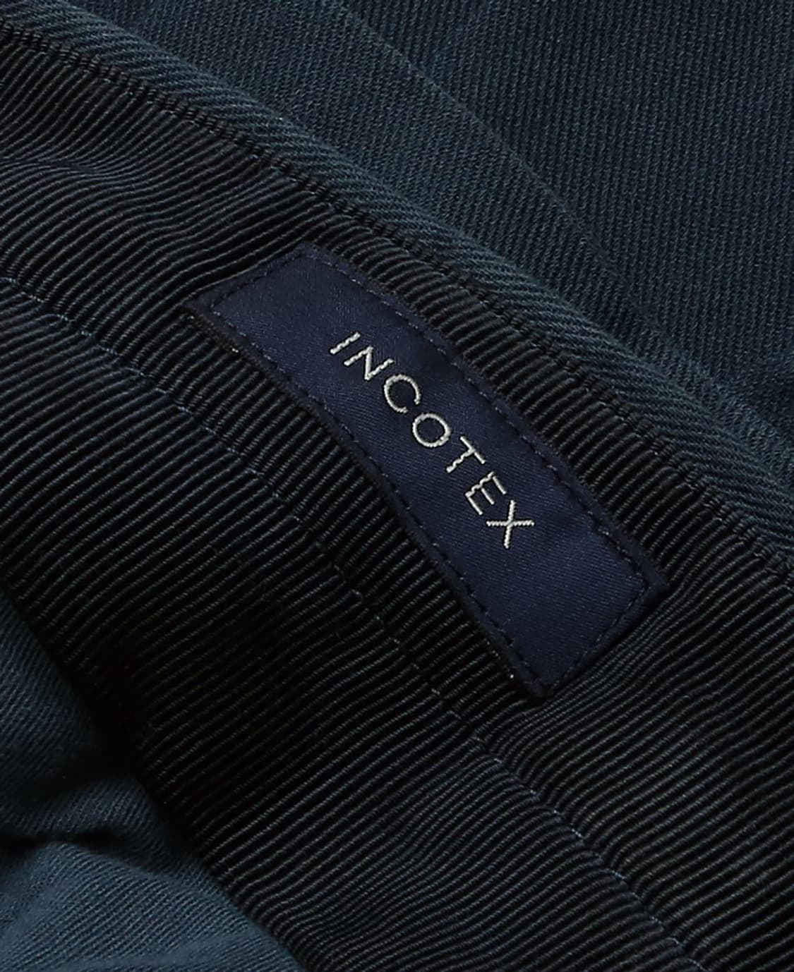 인코텍스 [Incotex] 청록 네이비 슬림 테이퍼드 핏 팬츠 이탈리아 상품이미지6