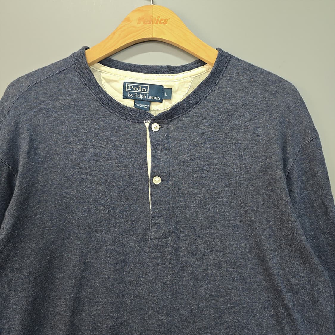 폴로 랄프로렌(Polo Ralph Lauren) 헨리넥 긴팔 티 L 상품이미지2