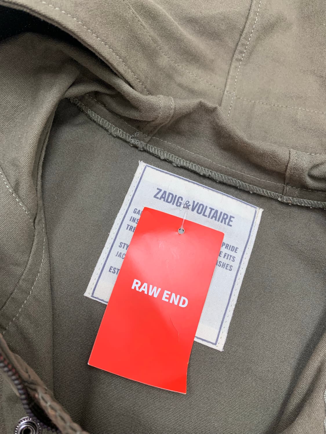 Zadig&Voltaire 밀리터리 후드 자켓 #467 상품이미지6