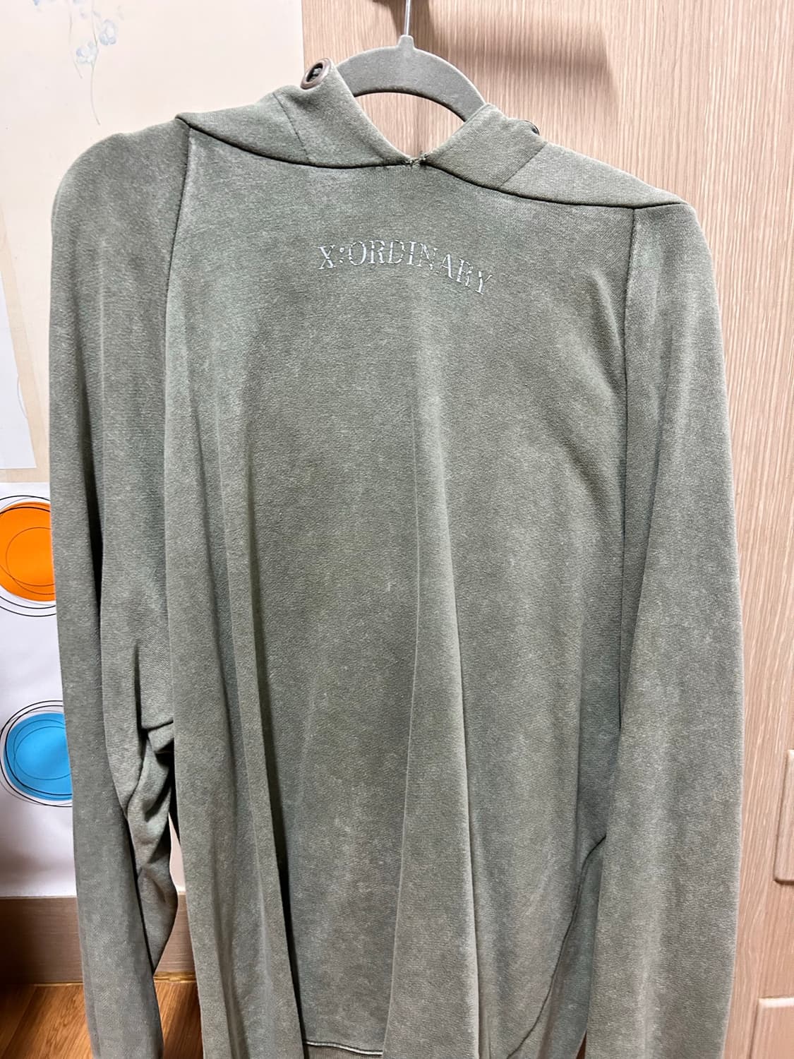 Xordinary rose hoodie green 50 상품이미지3