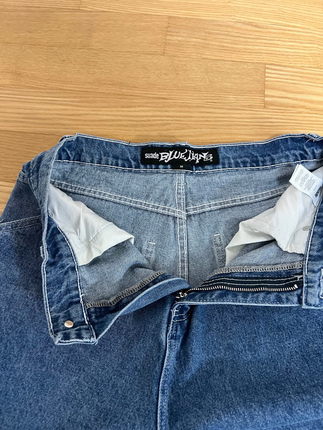 스웨이드 suad 컨투어 포켓 데님 블루 M 상품이미지8