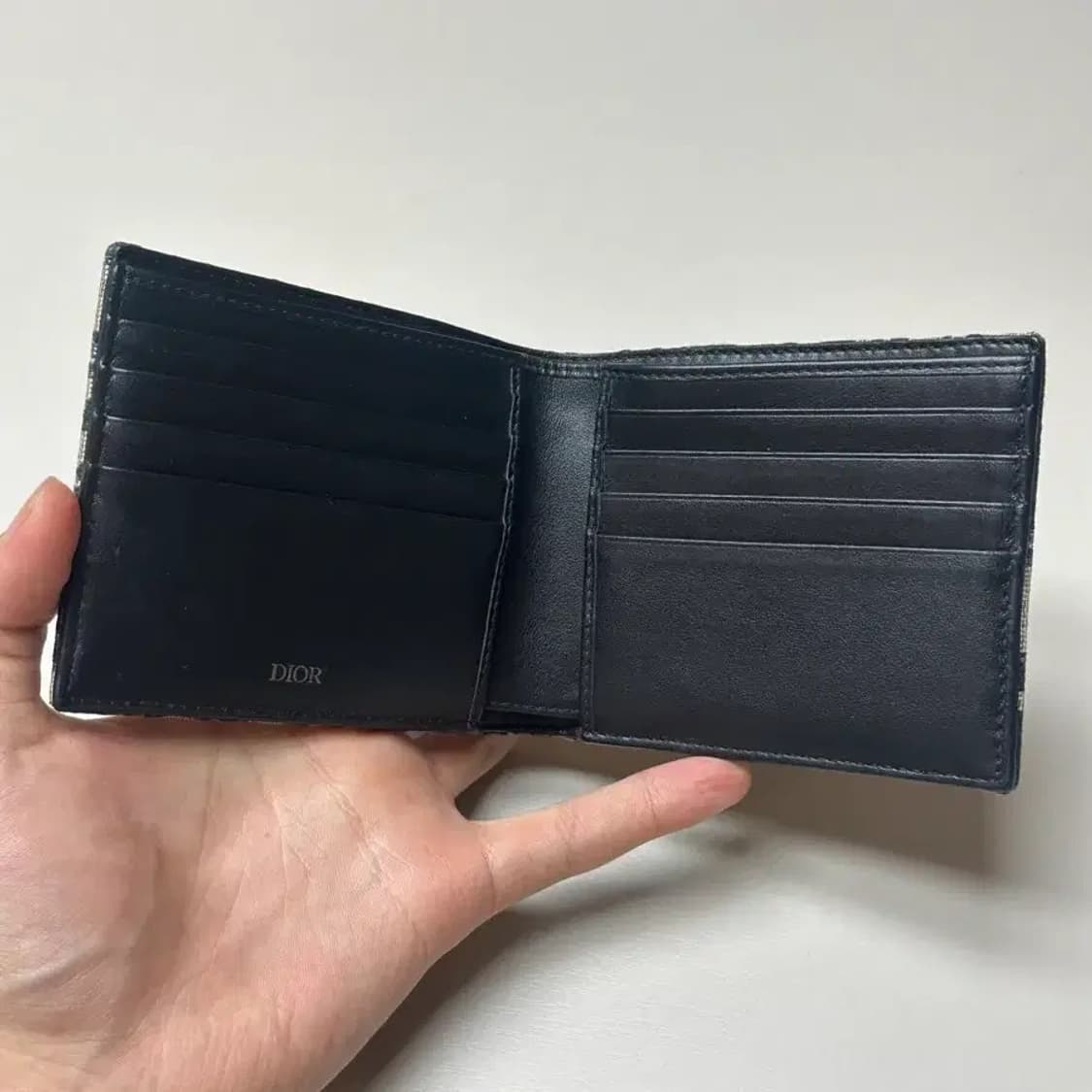 디올 오블리크 반지갑 새상품급 상품이미지3