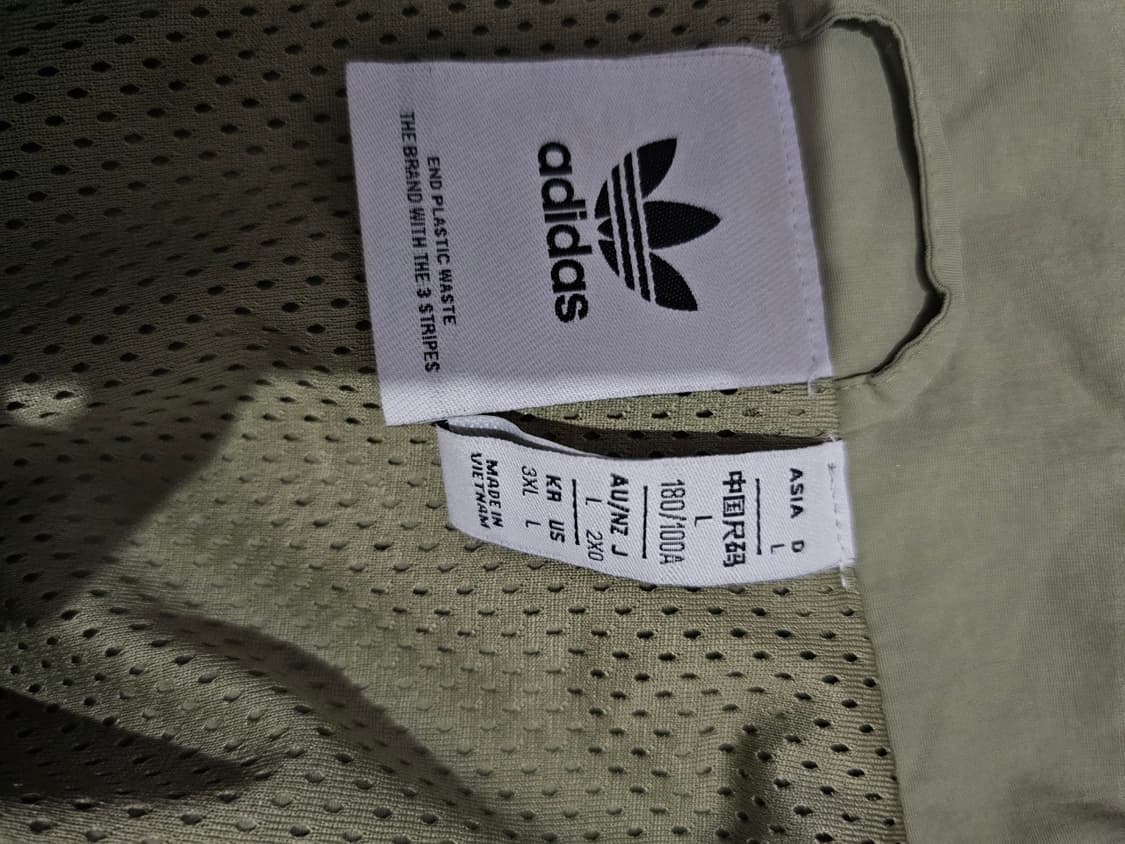 아디다스 올리브 카키 트랙탑 락업탑 115 / 3XL 상품이미지5