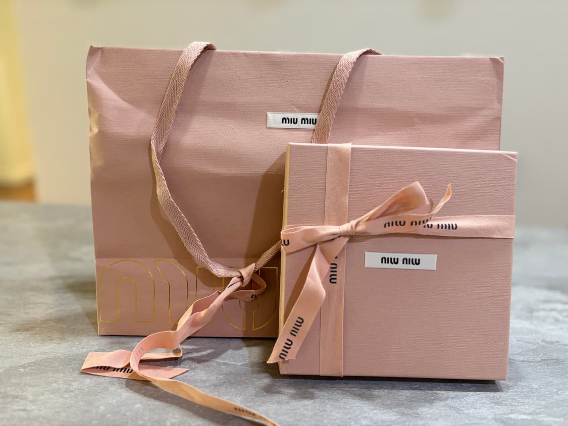 미우미우 도트 실크 스카프(거의새것) 상품이미지6