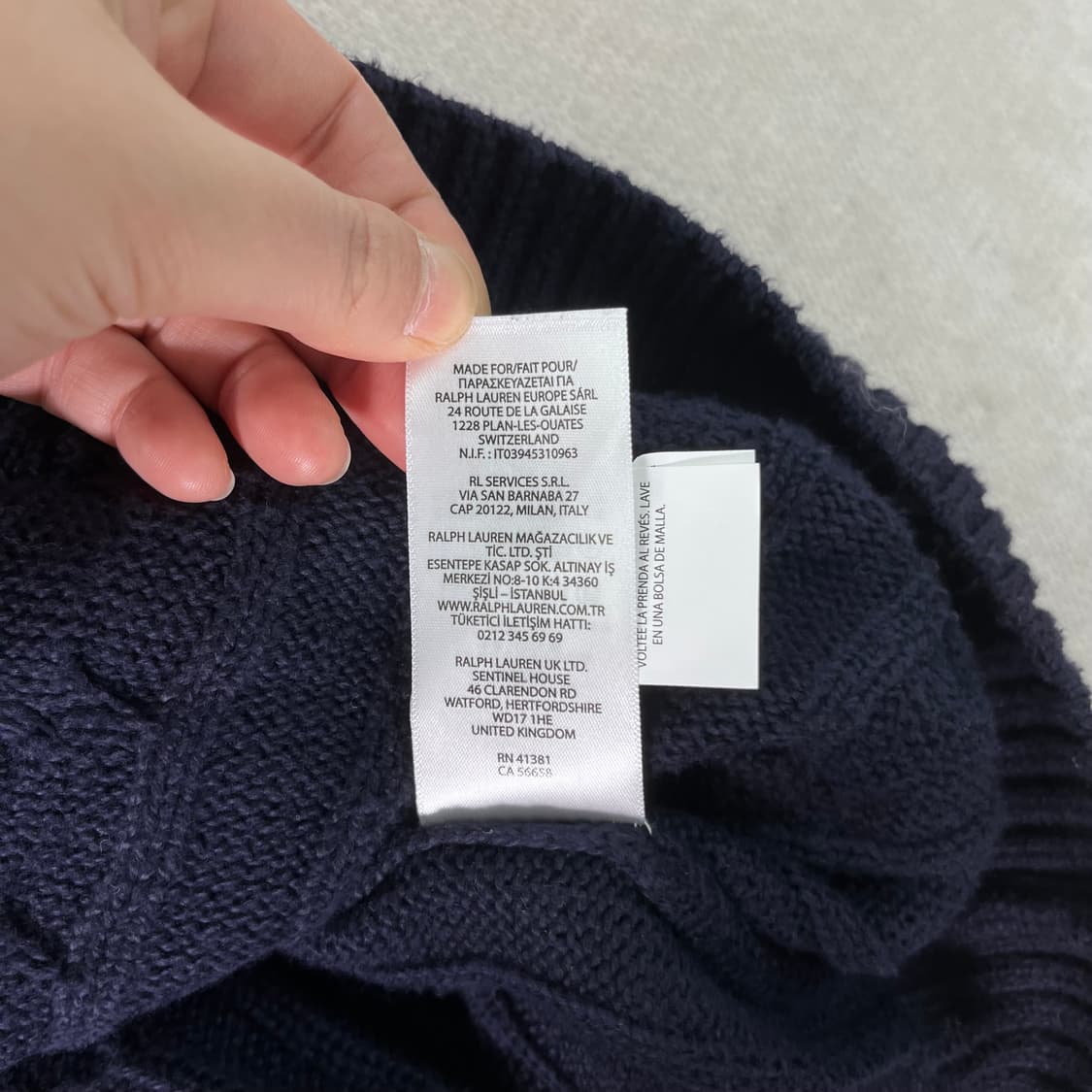 105 폴로랄프로렌 신형라벨 꽈배기 니트 상품이미지7