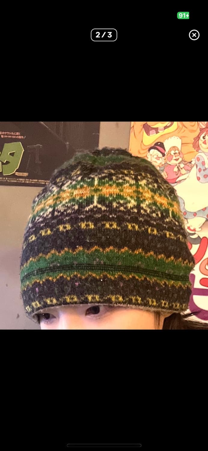 빈티지 페어 아일 비니 상품이미지2