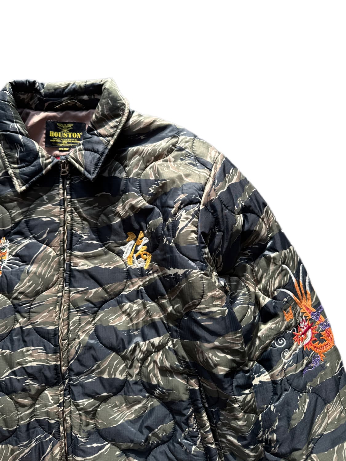 휴스턴 타이거카모 베트남 수베니어 자켓 2XL 상품이미지5