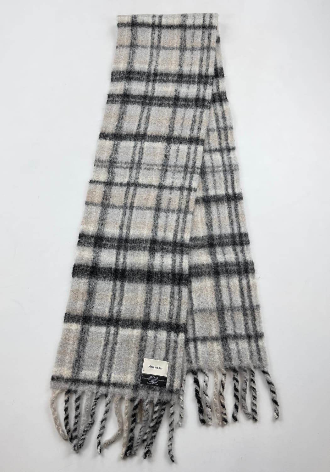 홀츠베일러 HOLZweiler 알파카 모헤어 머플러 상품이미지1