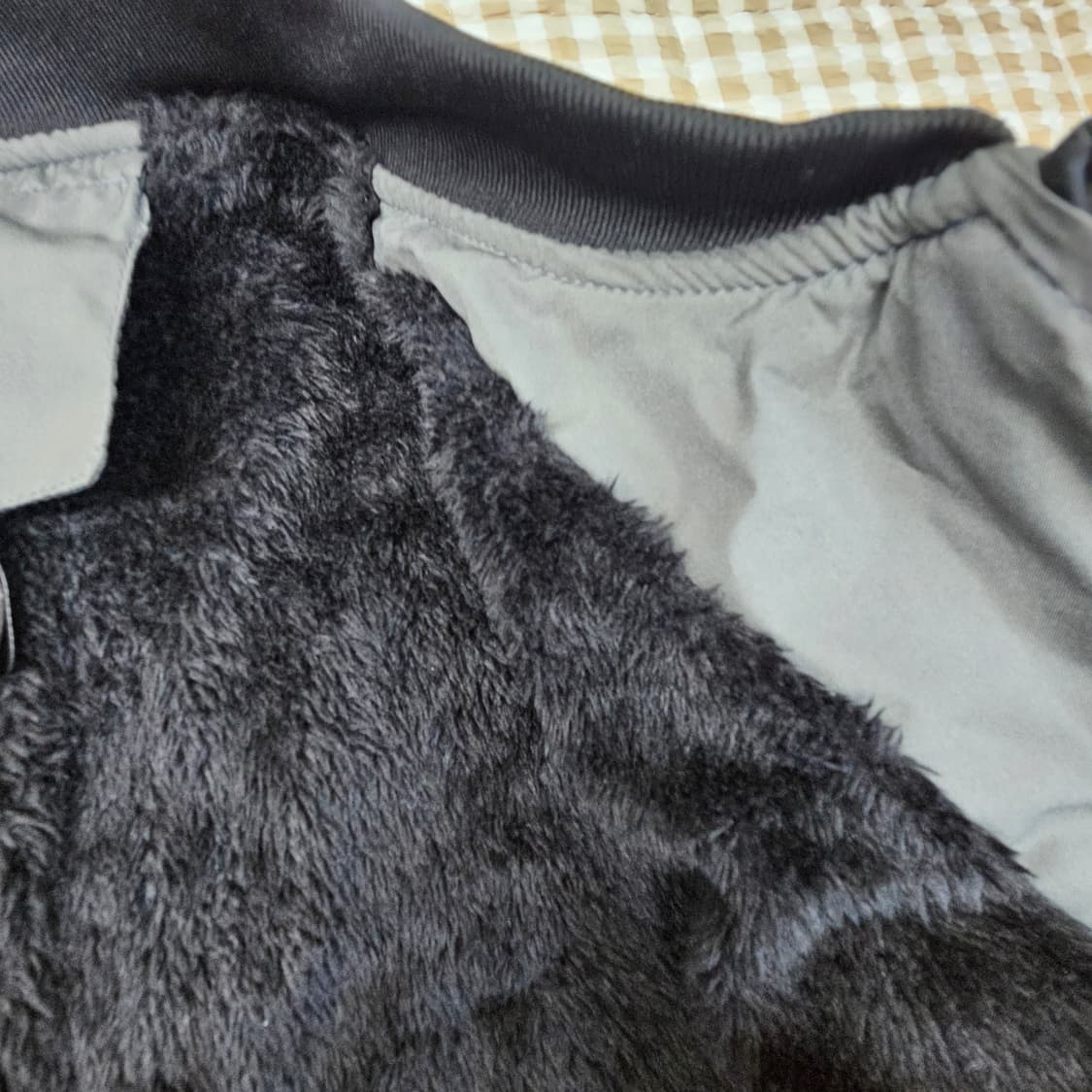 따뜻한 기모 퀼팅 경량패딩 남자100 상품이미지6