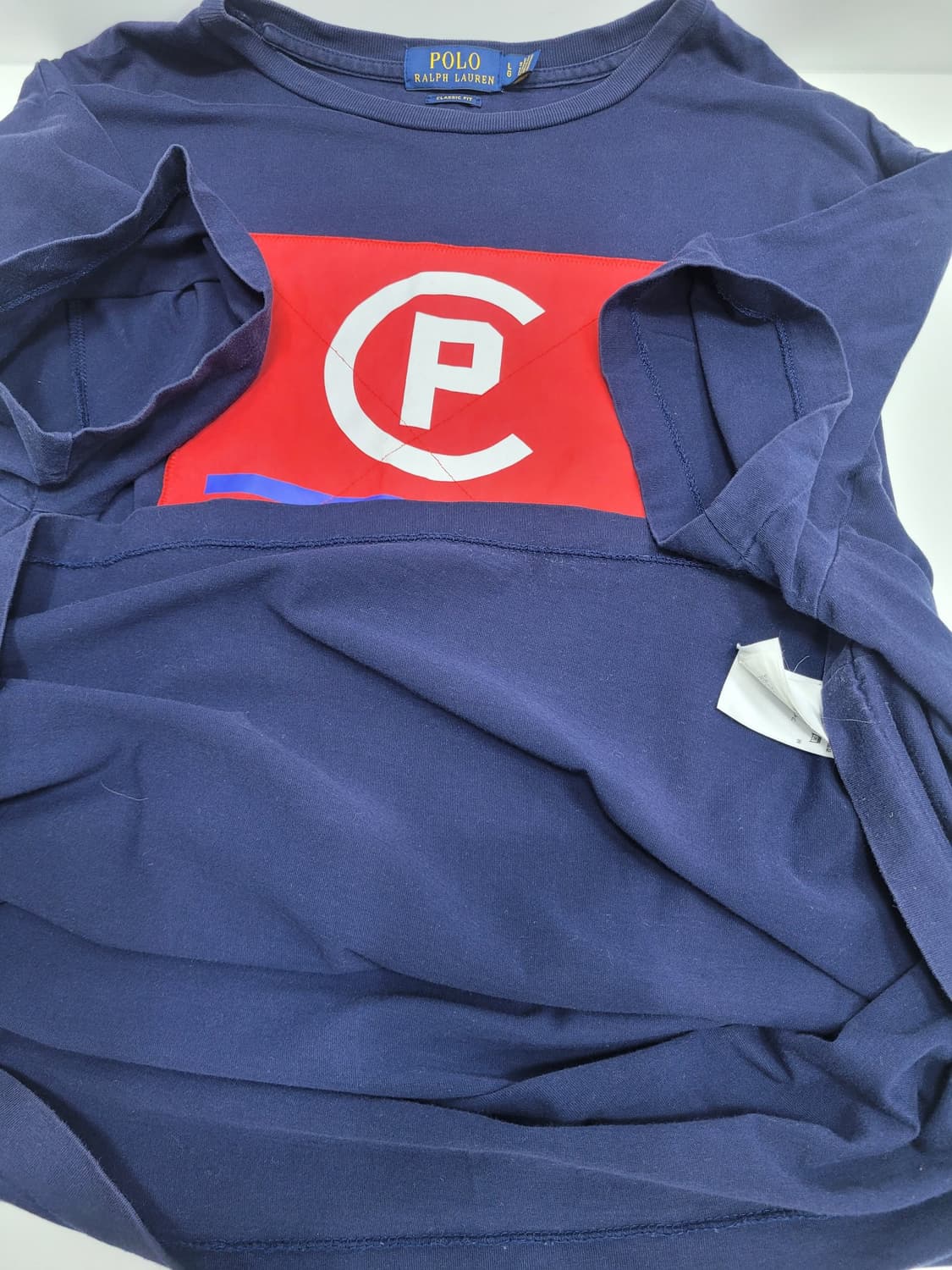 POLO 폴로 랄프로렌 CP-93 아카이브 반팔 셔츠 / 남 L 네이비
 상품이미지5
