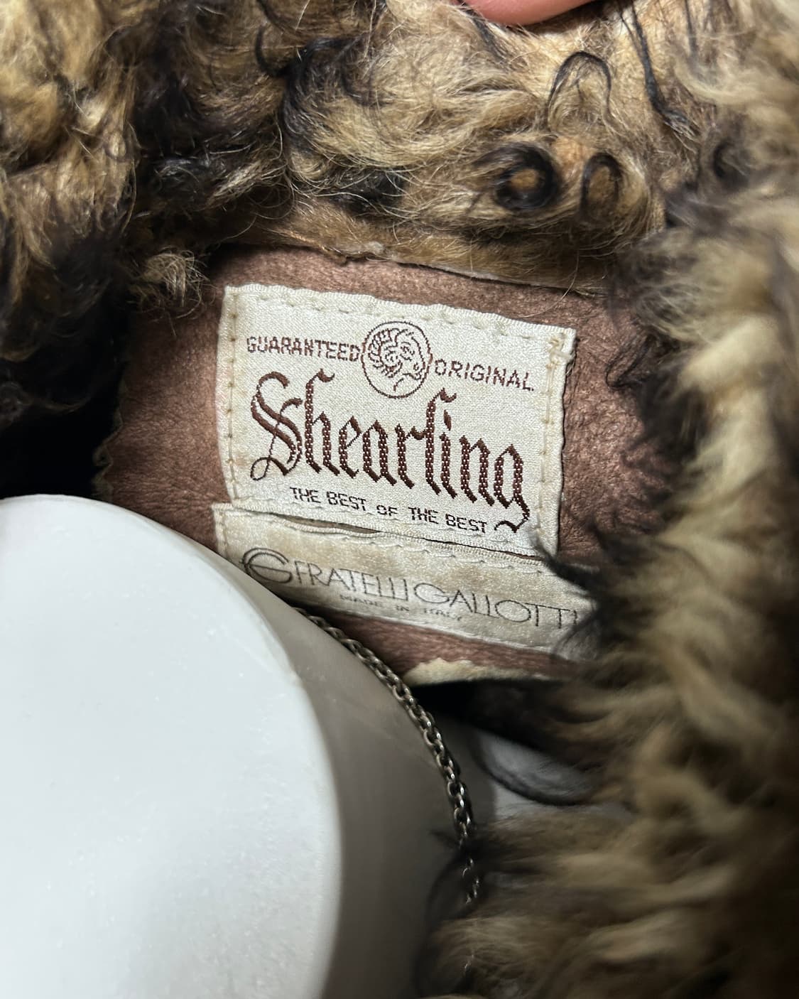 00’s SHEARING Short Real Shearling Jacke 상품이미지5