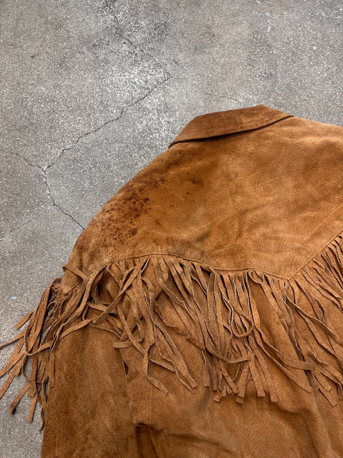 빈티지 스웨이드 프린지 자켓 상품이미지7