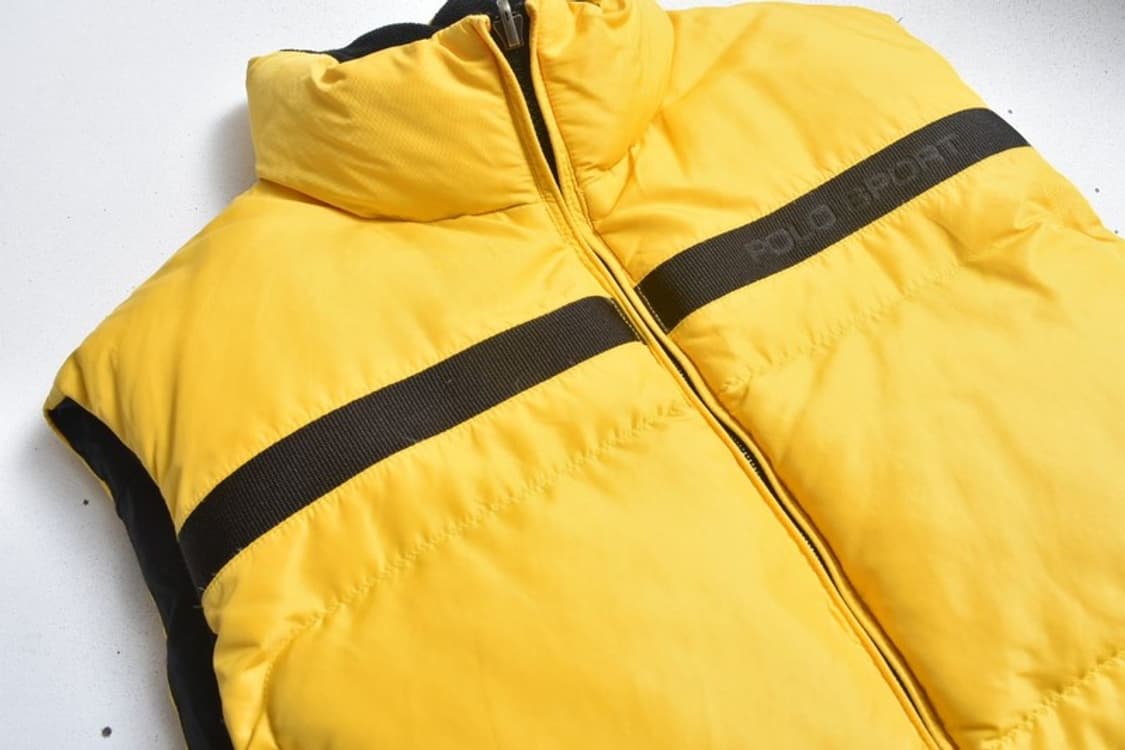 폴로 스포츠 양면 패딩 다운 베스트 M N0983 상품이미지9