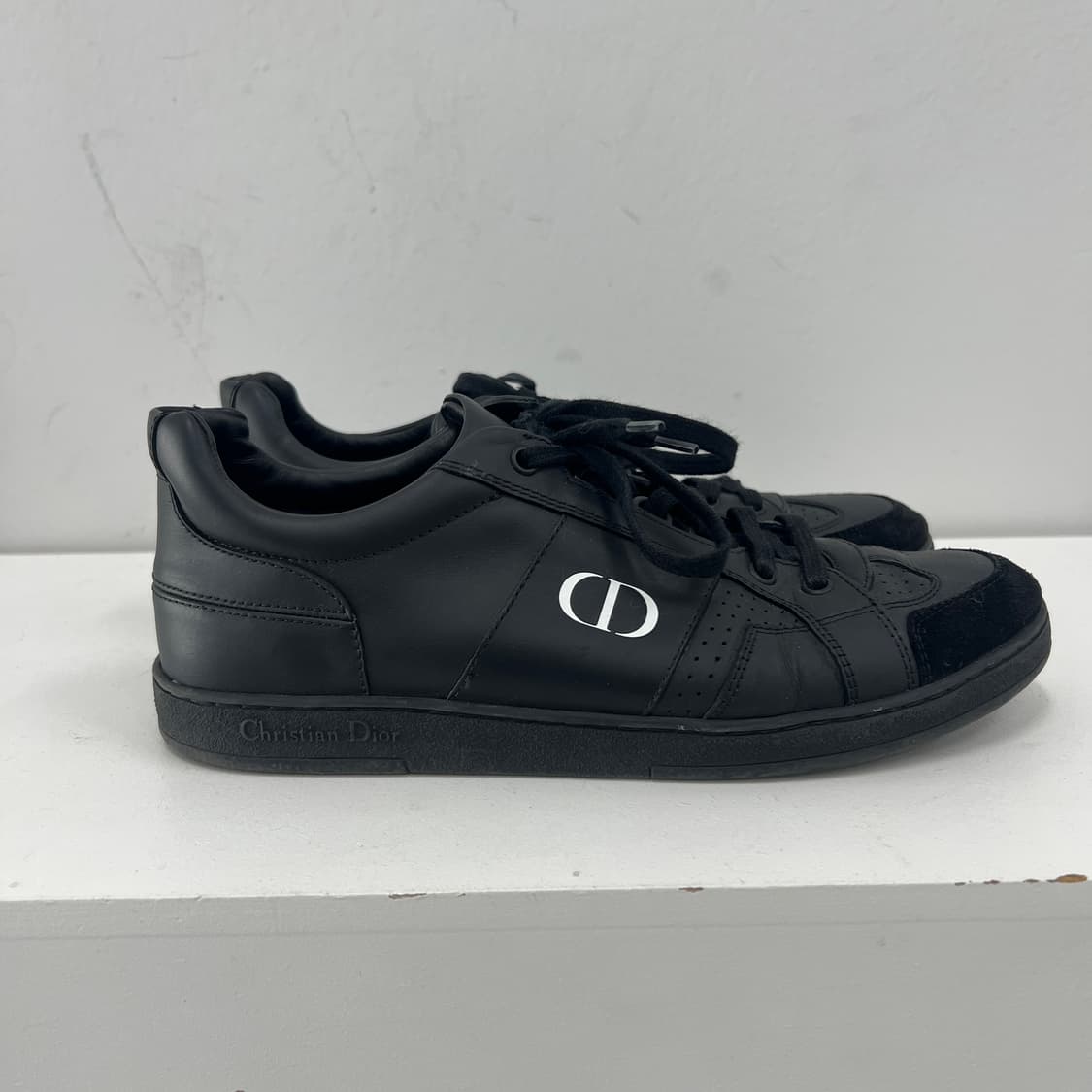 Dior 디올 카프스킨 CD 로고 스니커즈 38.5 상품이미지4