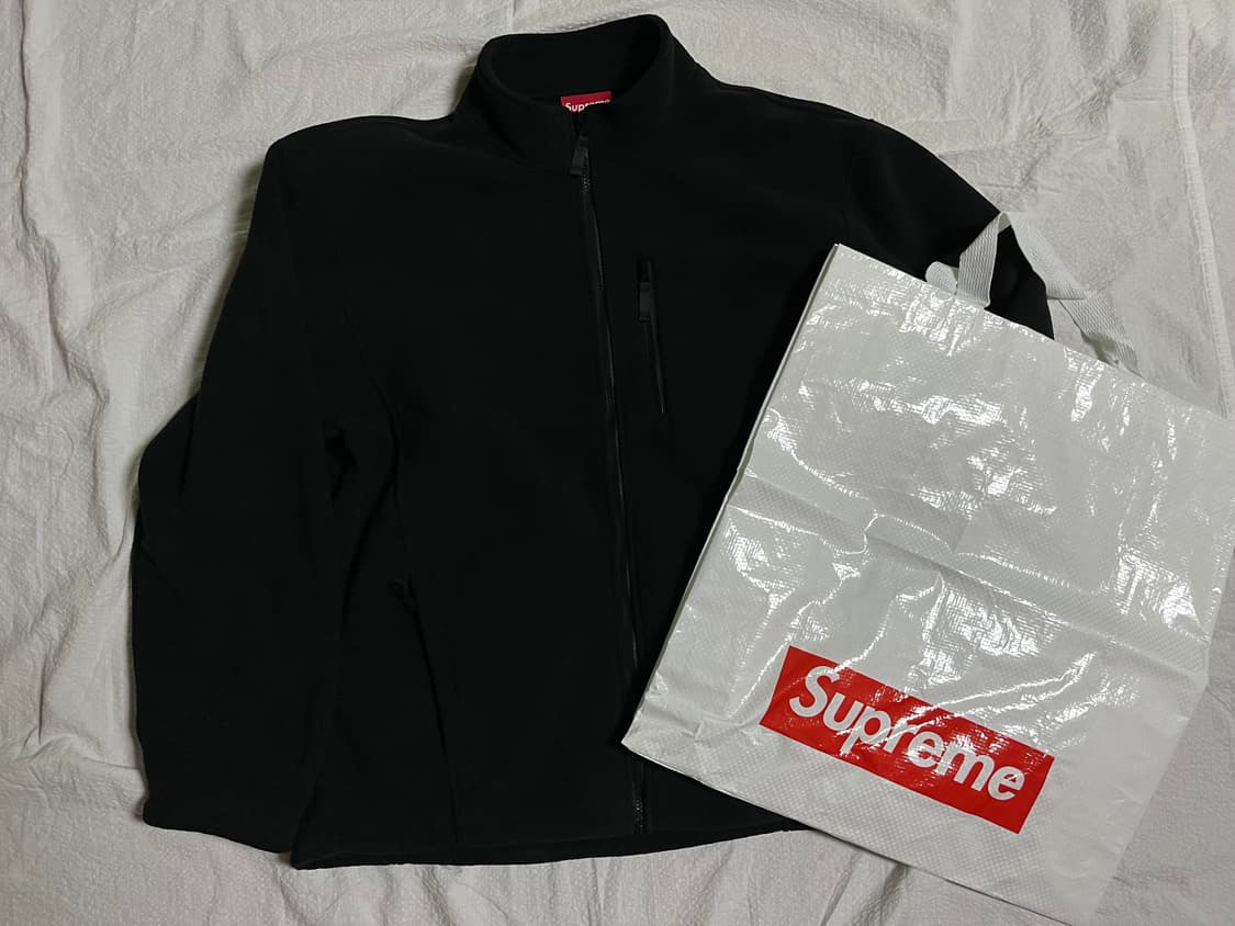 (새상품)(XL)슈프림 폴라텍 집 자켓 (블랙) 플리스 상품이미지10
