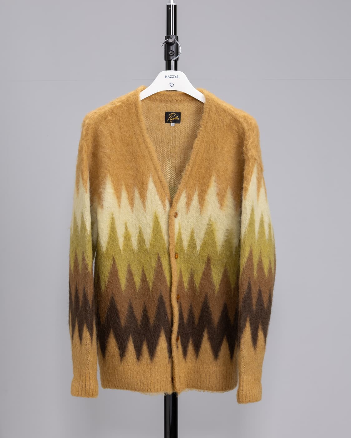 니들스 모헤어 가디건 지그제그 m 상품이미지1