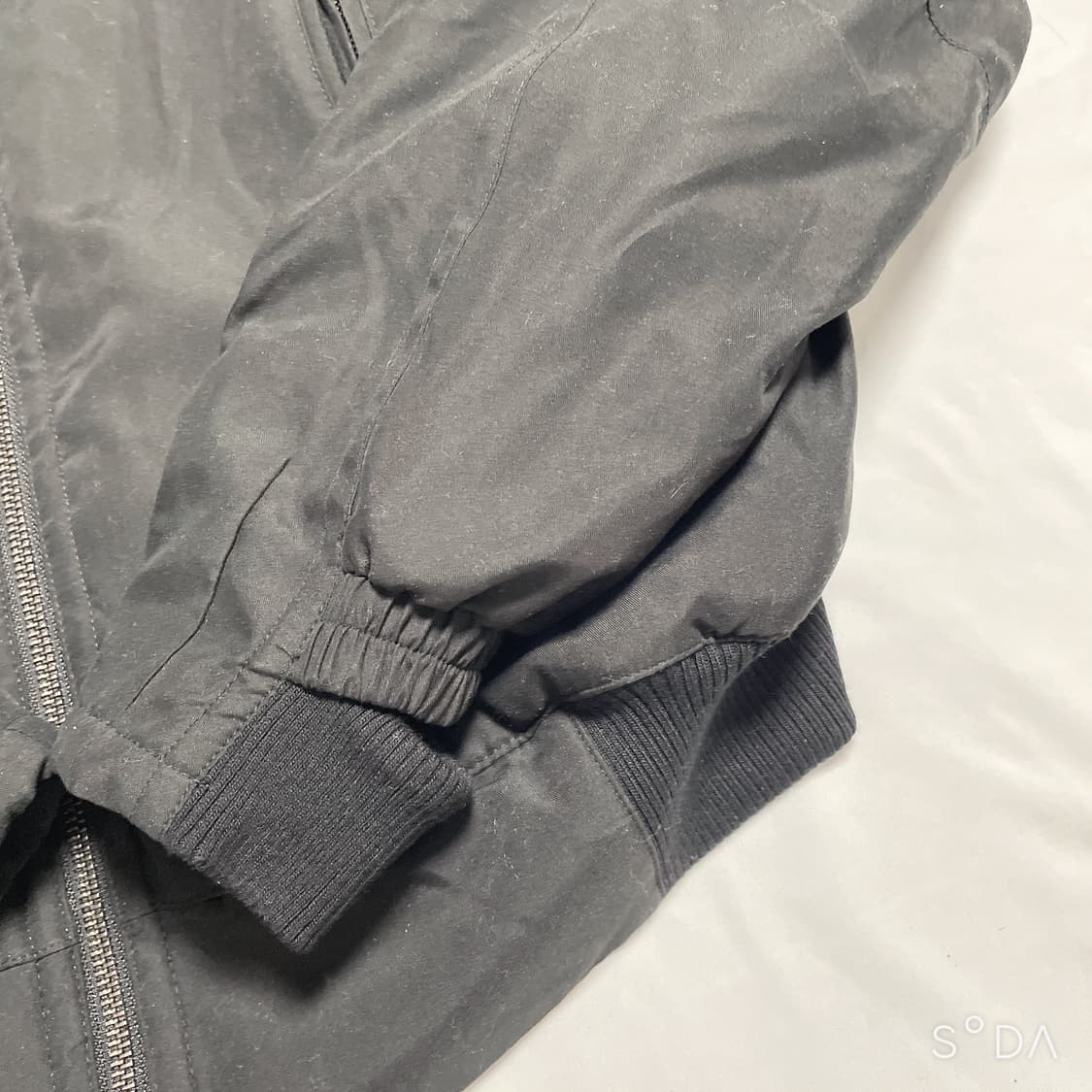 산산기어 봄버자켓 블랙 1 상품이미지3