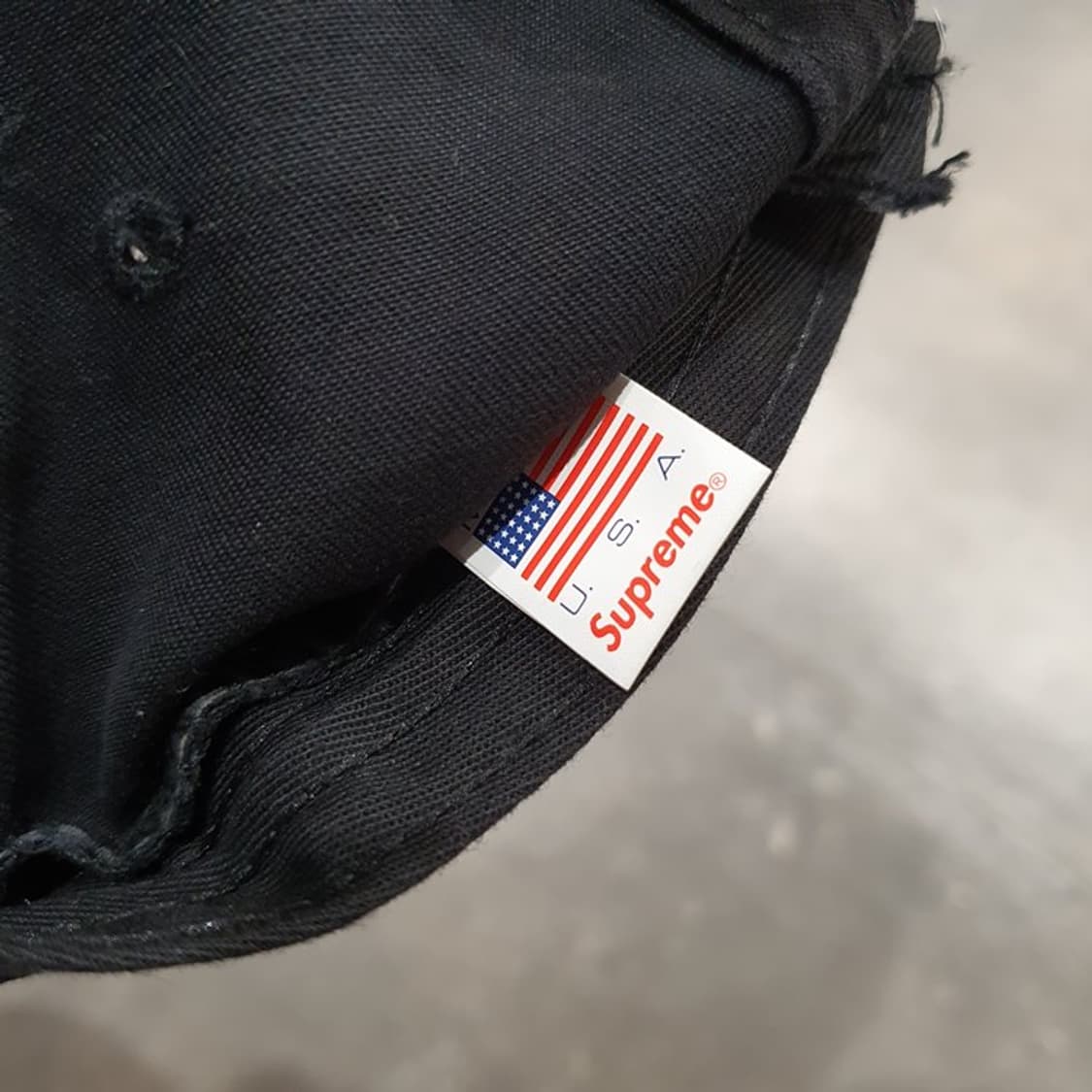 슈프림 캠프캡 블랙 상품이미지4