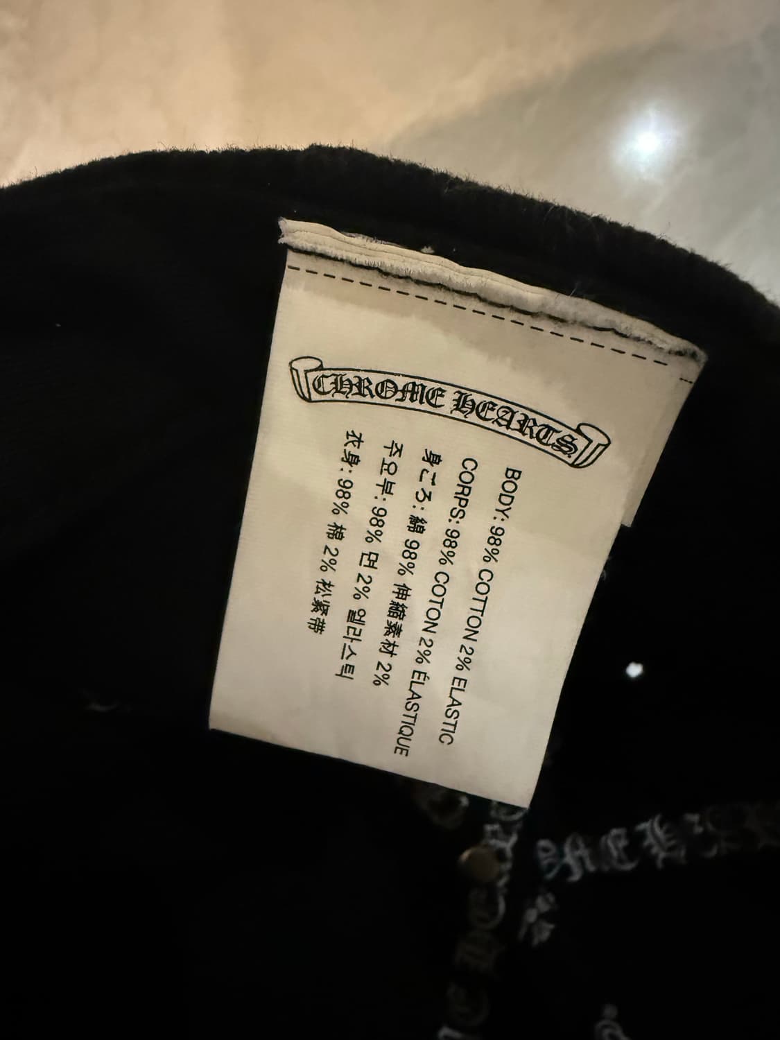 크롬하츠 플로랄 크로스 모자 상품이미지4