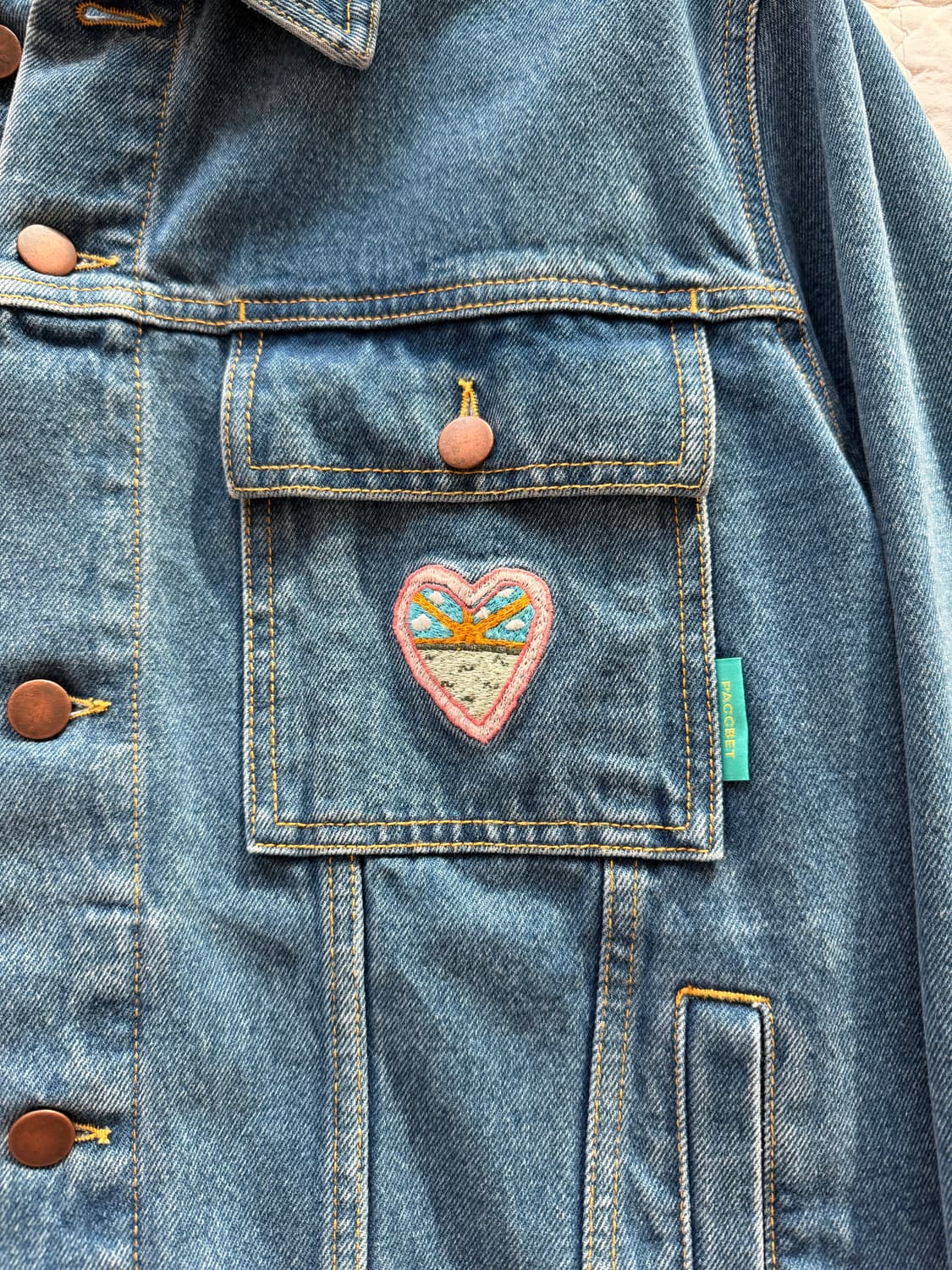 라스벳 고샤루브친스키 자수디테일 데님자켓 made in Italy🇮🇹 상품이미지7