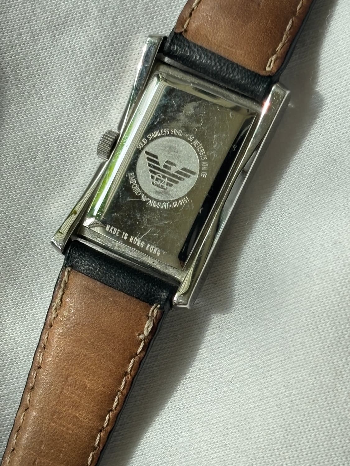 vintage emporio armani leather watch 상품이미지9