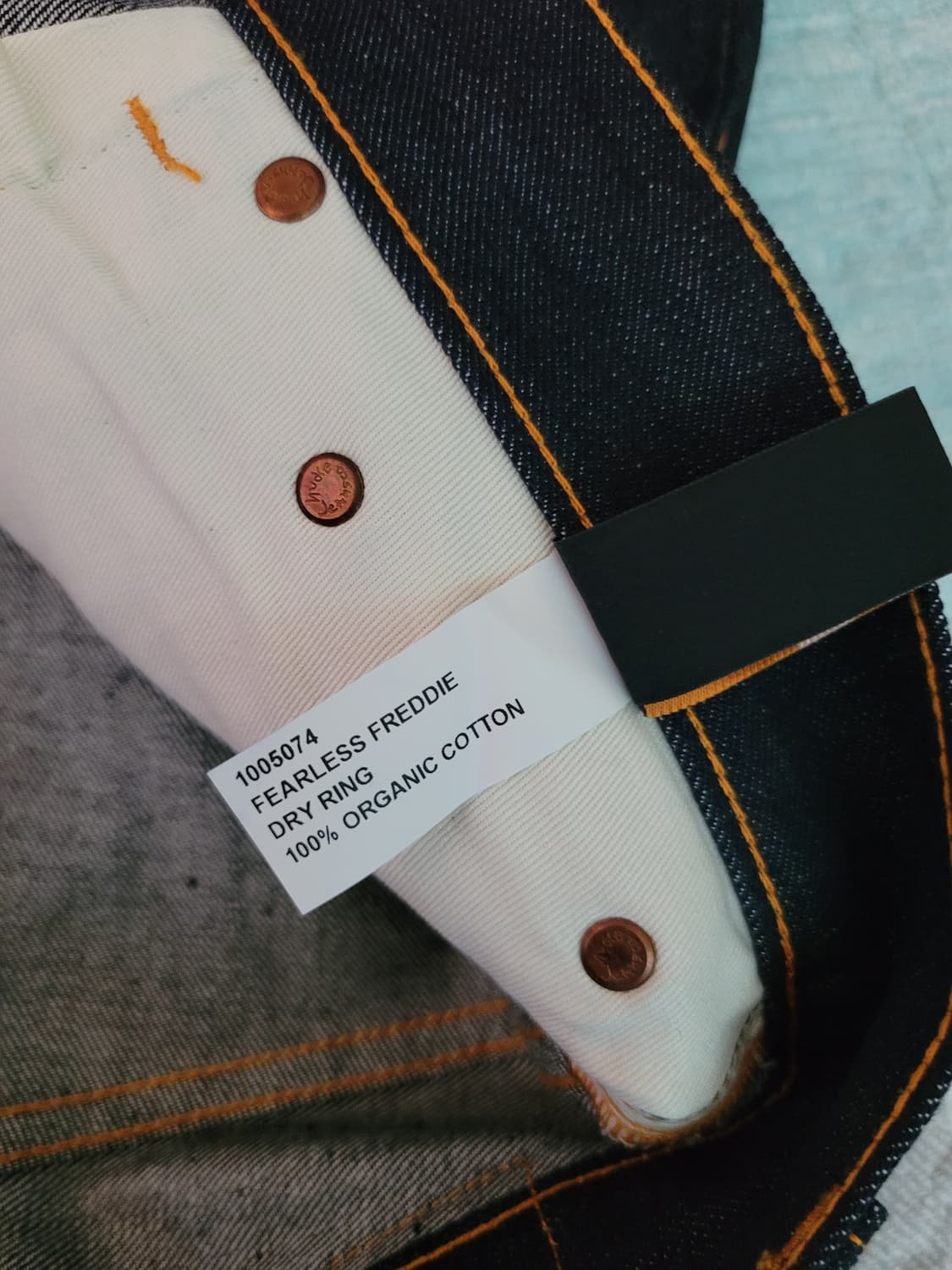 누디진 Nudie jean 피어리스프레디 드라이링 루즈테이퍼드 리지드진 상품이미지5