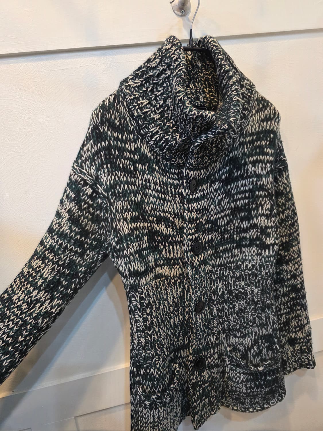 주카 스펙보 드래곤  꽈배기 니트 가디건 상품이미지4