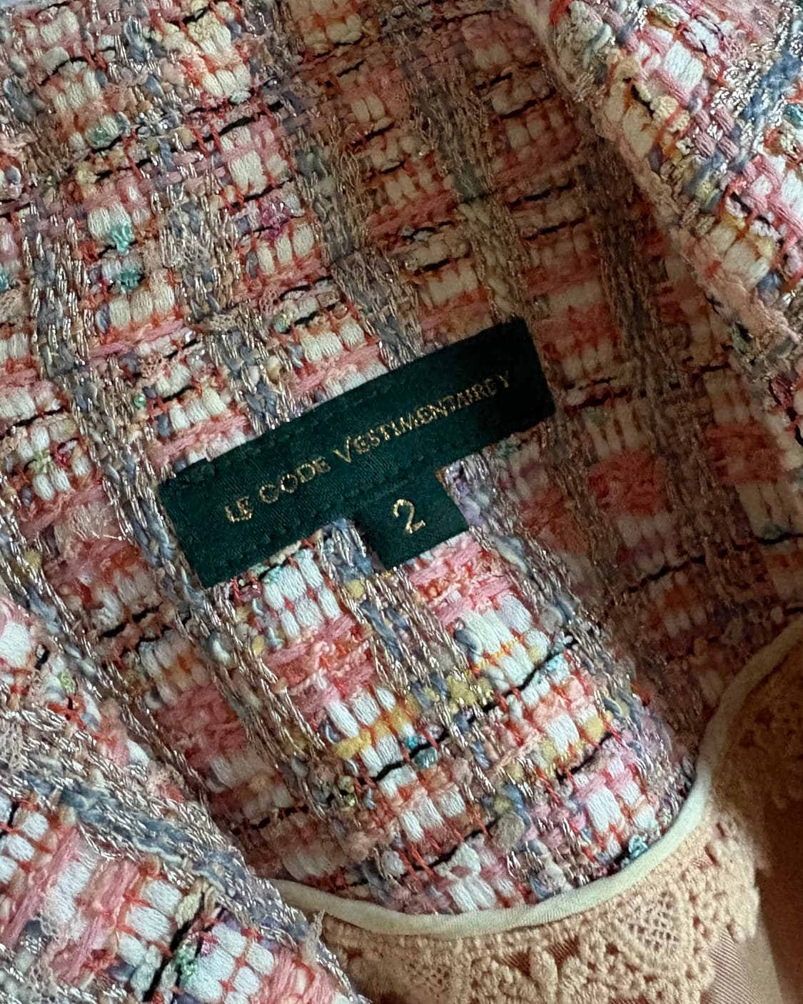 LCVY 예지스 코스모폴리탄줄라이 트위드 2사이즈 셋업 상품이미지2