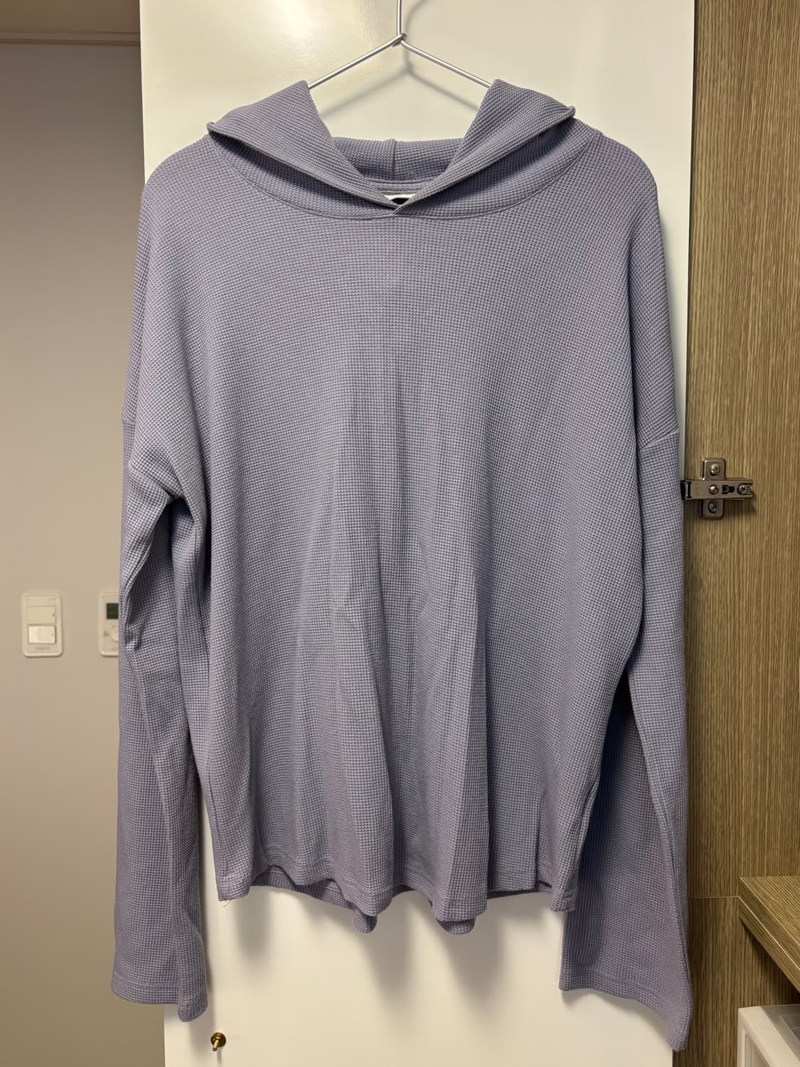 jichoiCOMFORT 23-006 WAFFLE HOODIE 지초이 상품이미지2