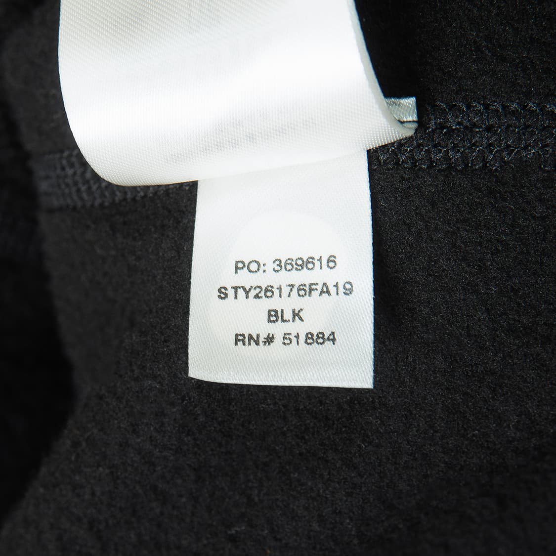 [115] 파타고니아 마이크로D 플리스 풀오버 블랙 STY26176 상품이미지9