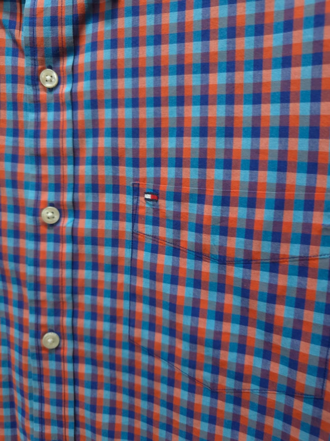 타미힐피거 커스텀핏 체크셔츠 (100~105 ) 상품이미지3