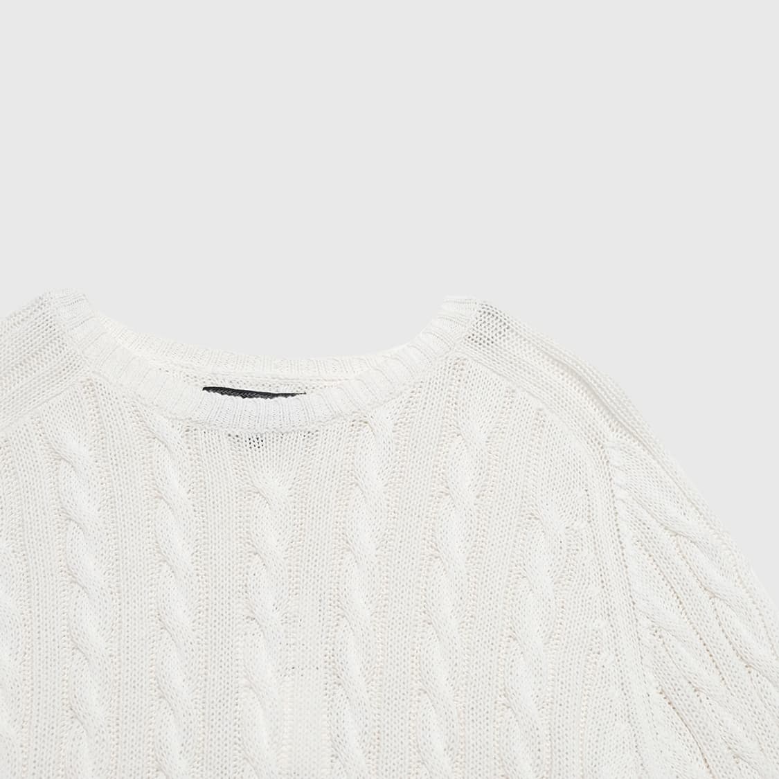 li-co 5 gauge cable crewneck knit 상품이미지4