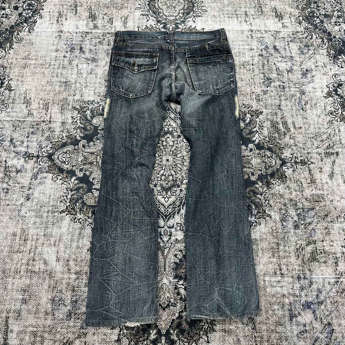 Kui damaged washing pants 상품이미지3