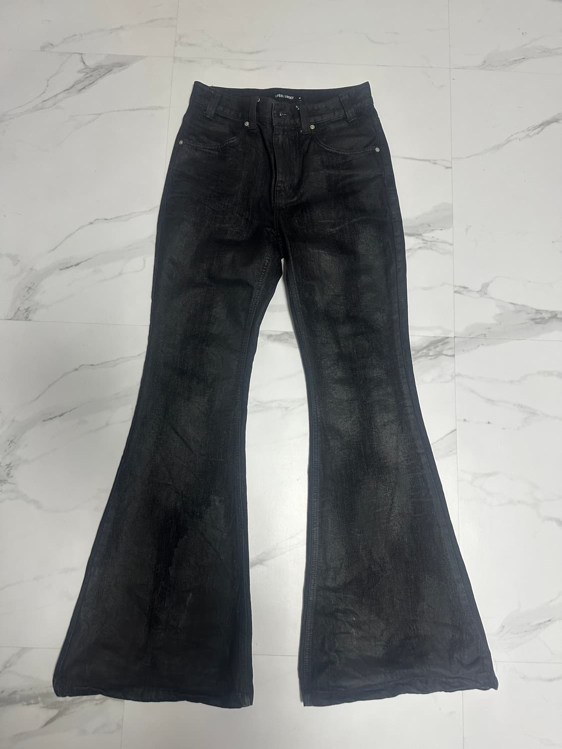 아이필유럭키 왁스 부츠컷 팬츠 상품이미지1