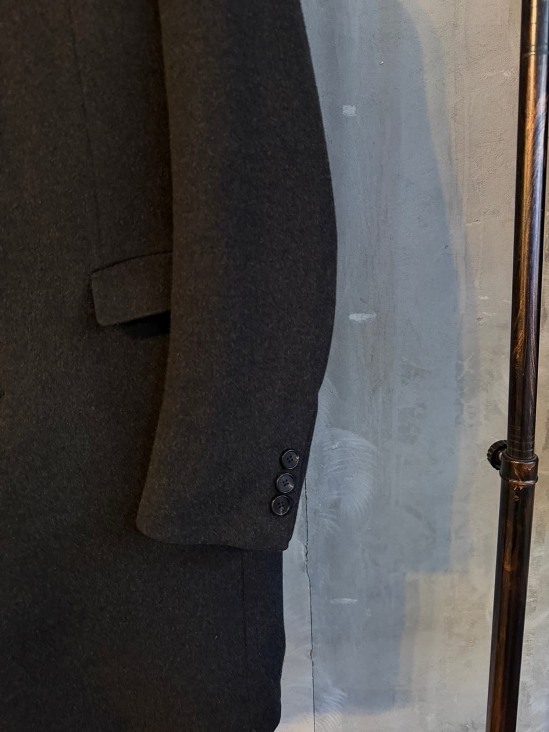 시스템 캐시미어 울 체스터필드 코트 100 상품이미지6