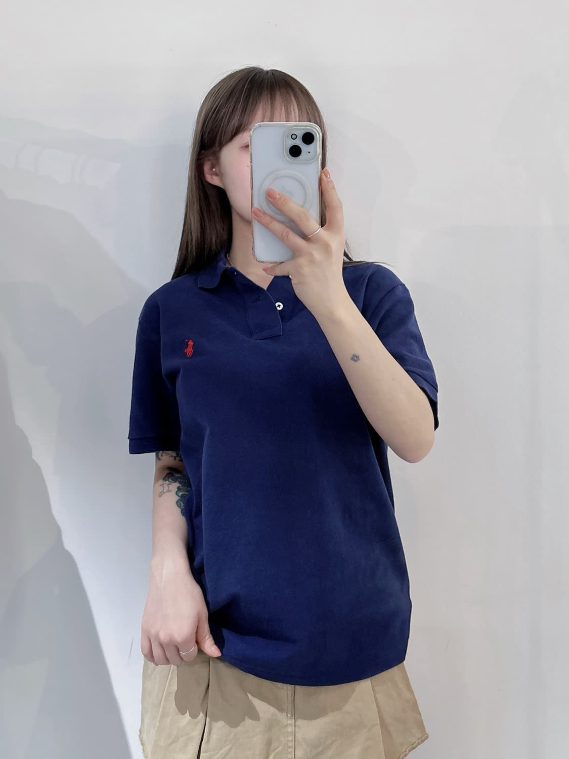 폴로랄프로렌 레드포니 네이비 반팔 카라티 상품이미지2