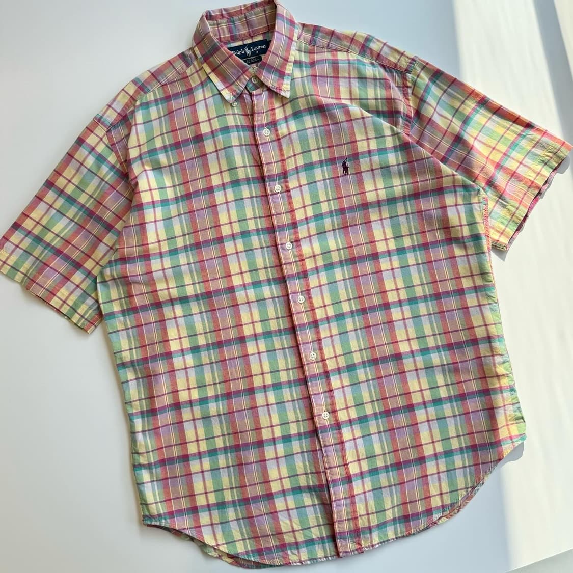 Polo  폴로 랄프로렌 브레이크 코튼 체크 하프셔츠 상품이미지1