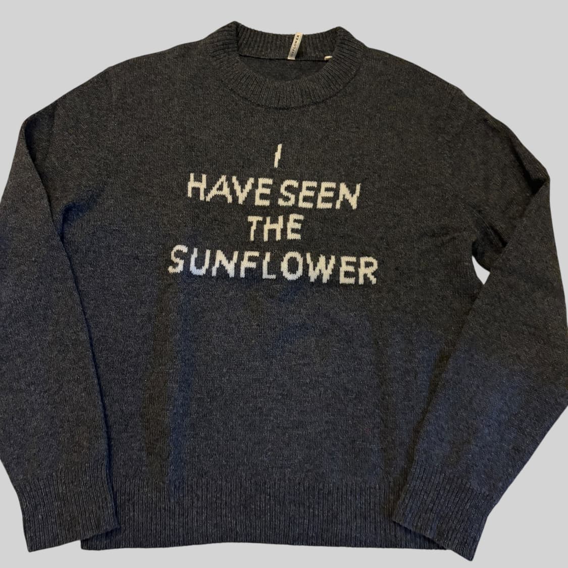 선플라워 문 텍스트 니트 L 상품이미지1