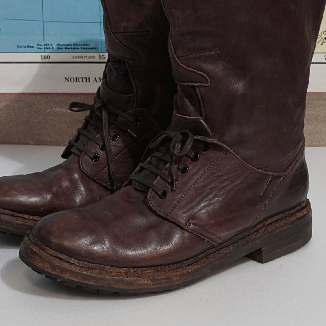 버버리 프로섬 10FW 컬렉션 라인 바이커 부츠 상품이미지5