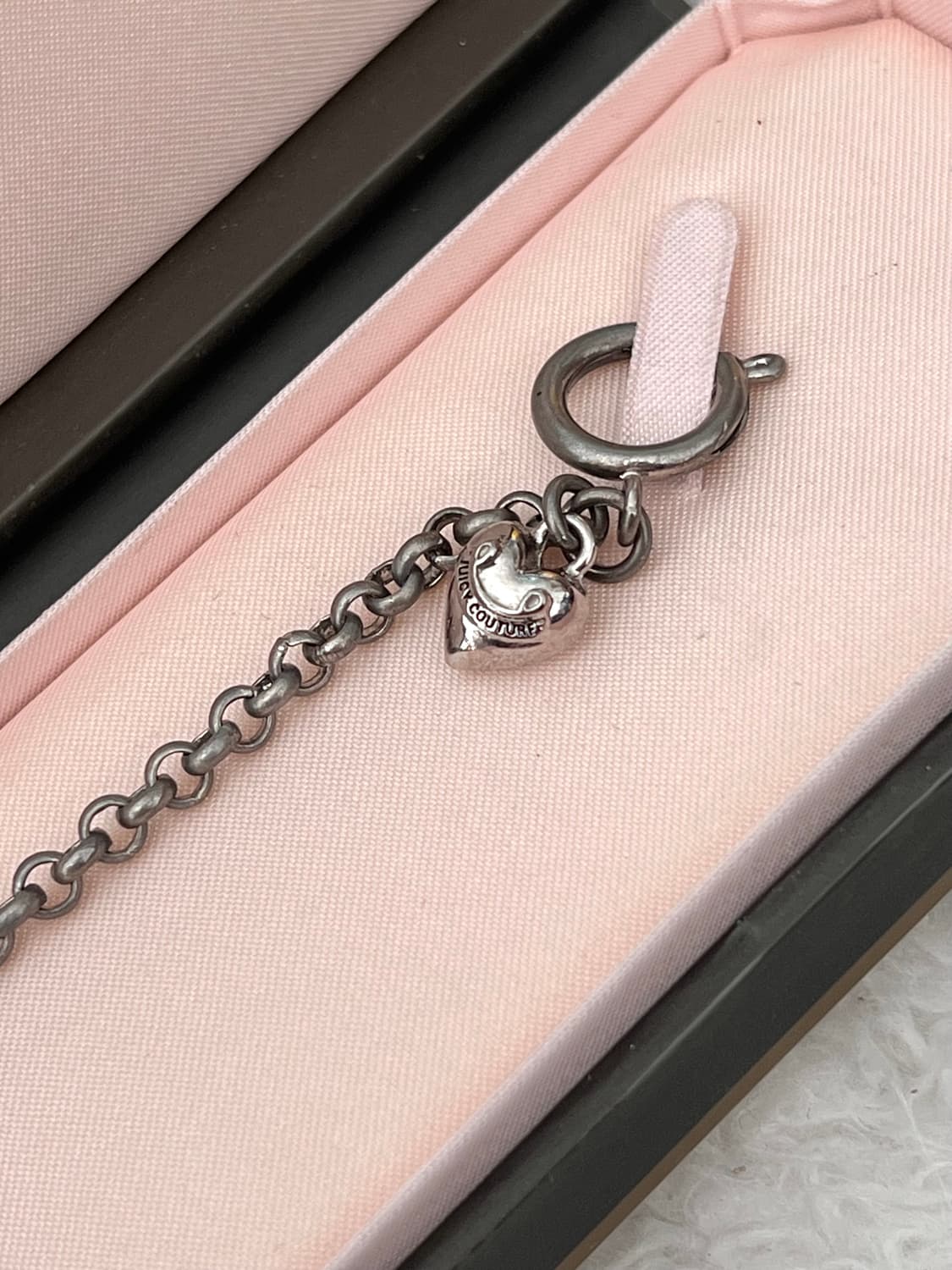 juicy couture 쥬시꾸뛰르 크라운 참 체인 브레이슬릿 팔찌 상품이미지2