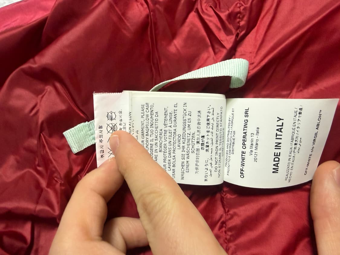 18FW 오프화이트 패딩 상품이미지10