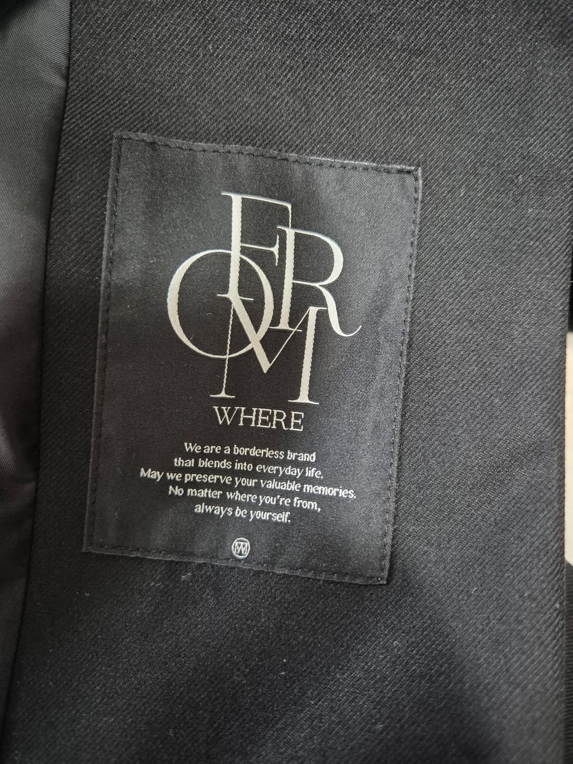 FROMWHERE 프롬웨얼 Oversized wool single coa 상품이미지10